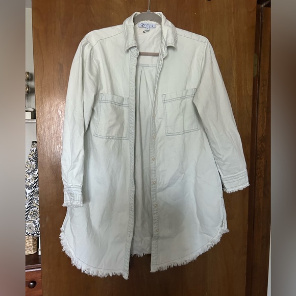 Zele Light Blue Jean Jacket - Picture 1 of 5